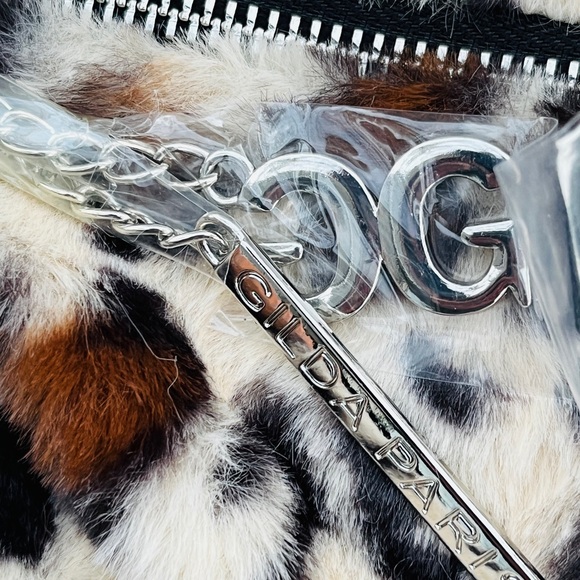 Gilda Paris Leopard Fur Mini Backpack - Picture 3 of 4